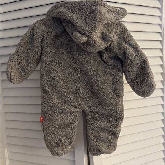 Magnetic Me Cloud Linky Fleece Bunting Grey Newborn - Picture 4 of 5